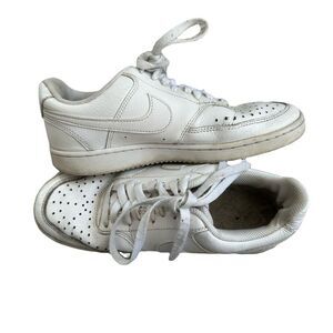 White Nike Court Air Force sneakers trainers 7